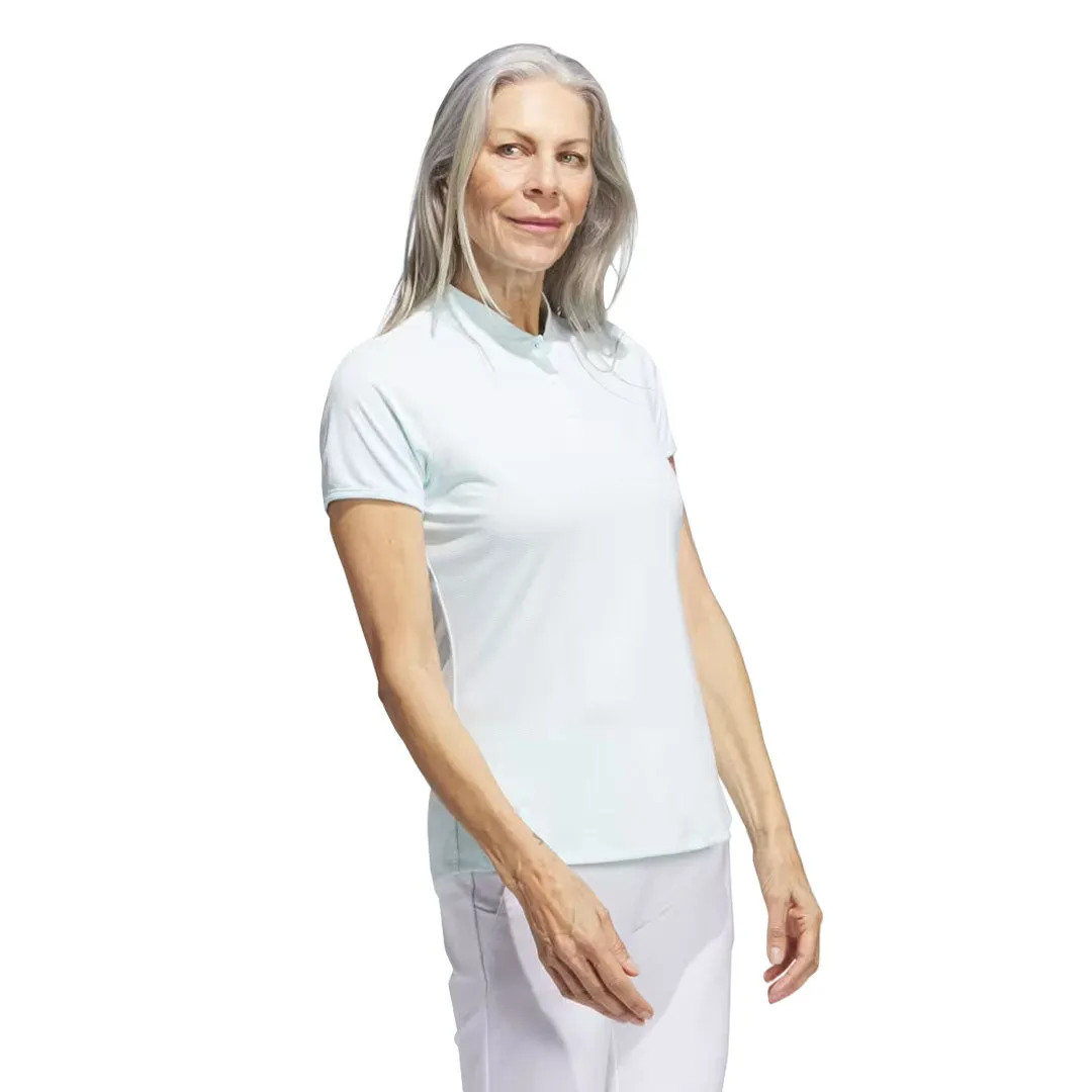 SeamlessShoulderPanels Zipper Closure System adidas - Women's Essentials Dot Polo (HY7200)