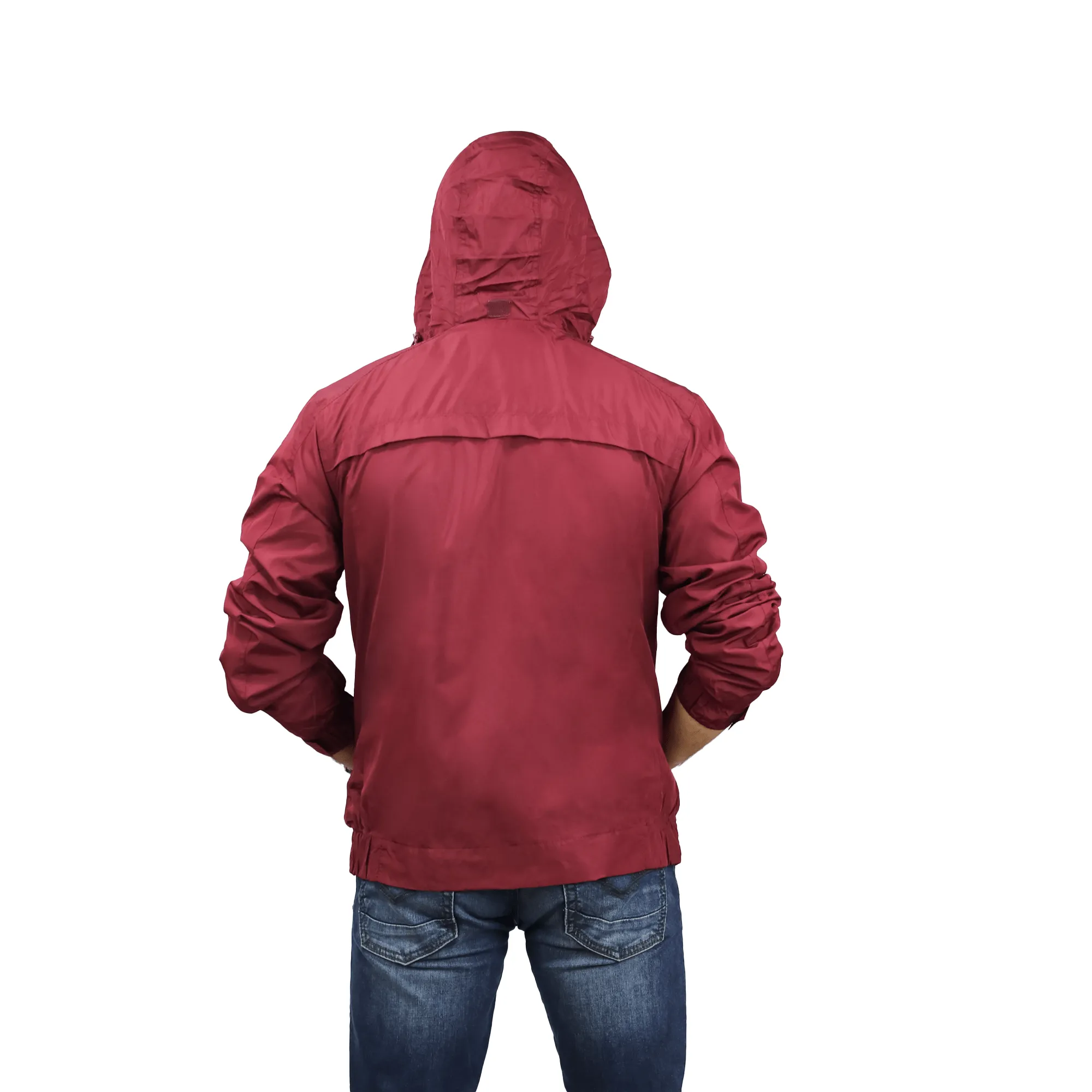 Compact Travel Friendly Exclusive Men??s New Lightweight Winter Jacket- Katar- Maroon