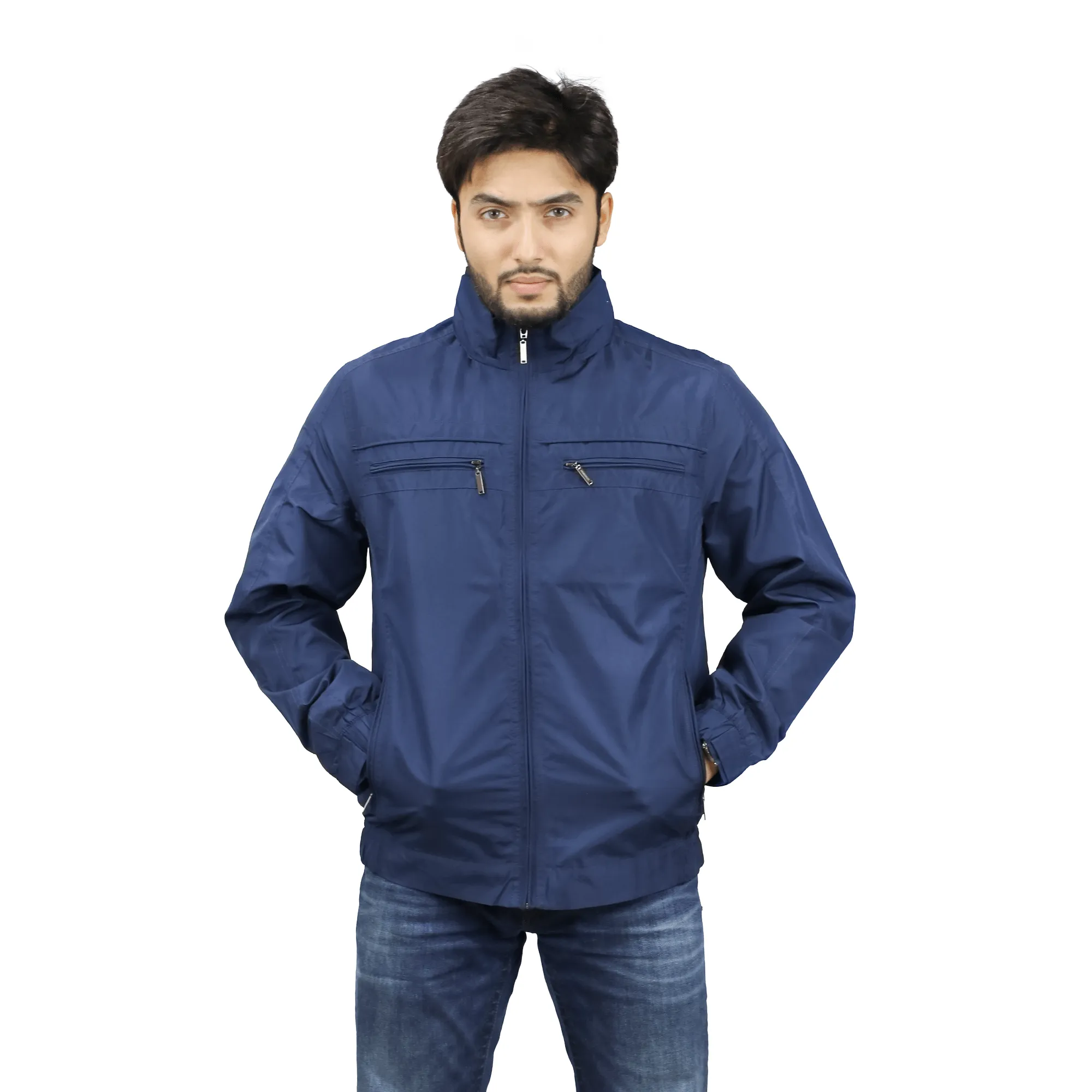 Essential City Look Exclusive Men??s New Lightweight Winter Jacket -Katar-Navy