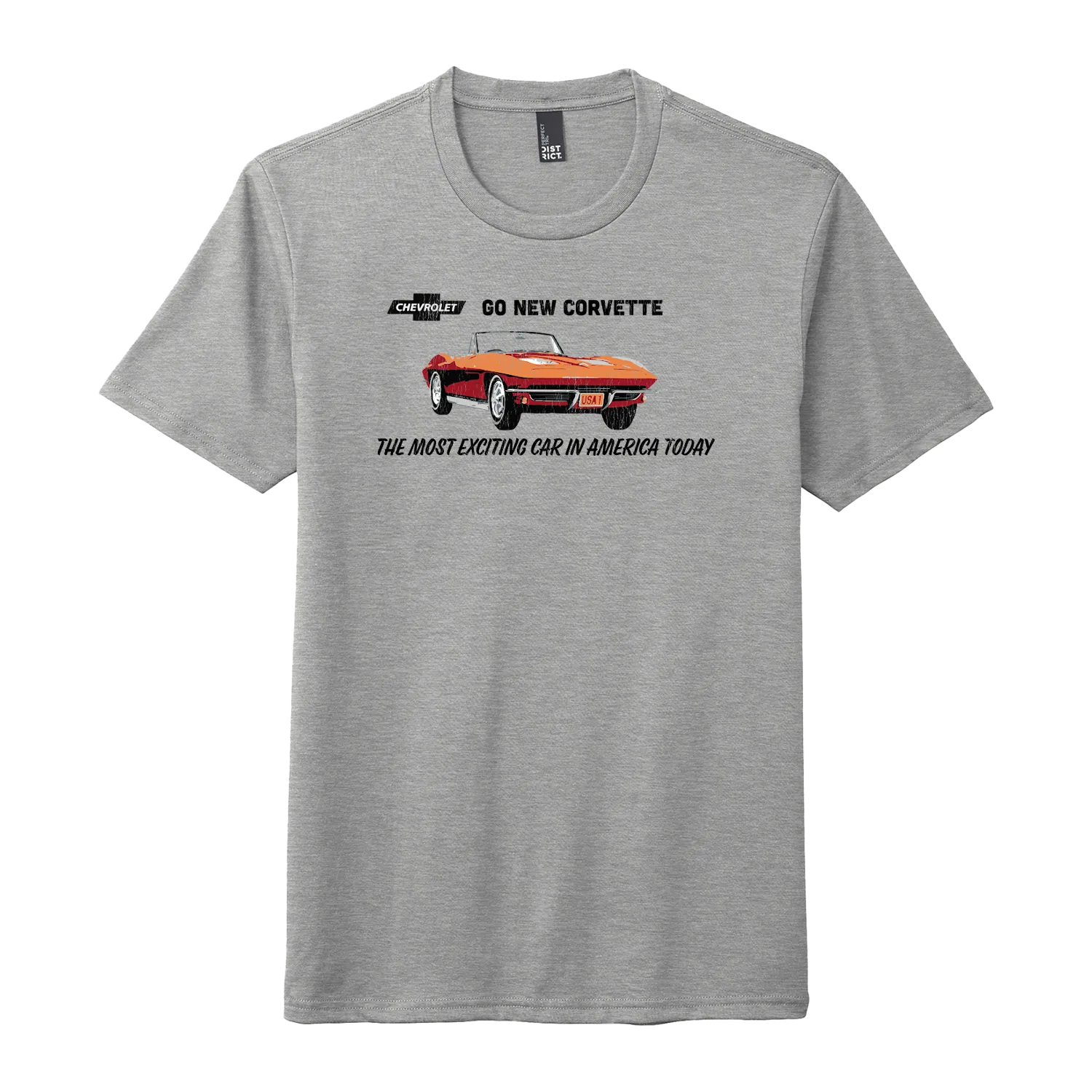 Light Stretch Corvette Go New Graphic T-Shirt