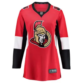 QuickDryMaterial Fanatics - Women's Ottawa Senators Home Breakaway Jersey (879W OSEH 2AB BWH)