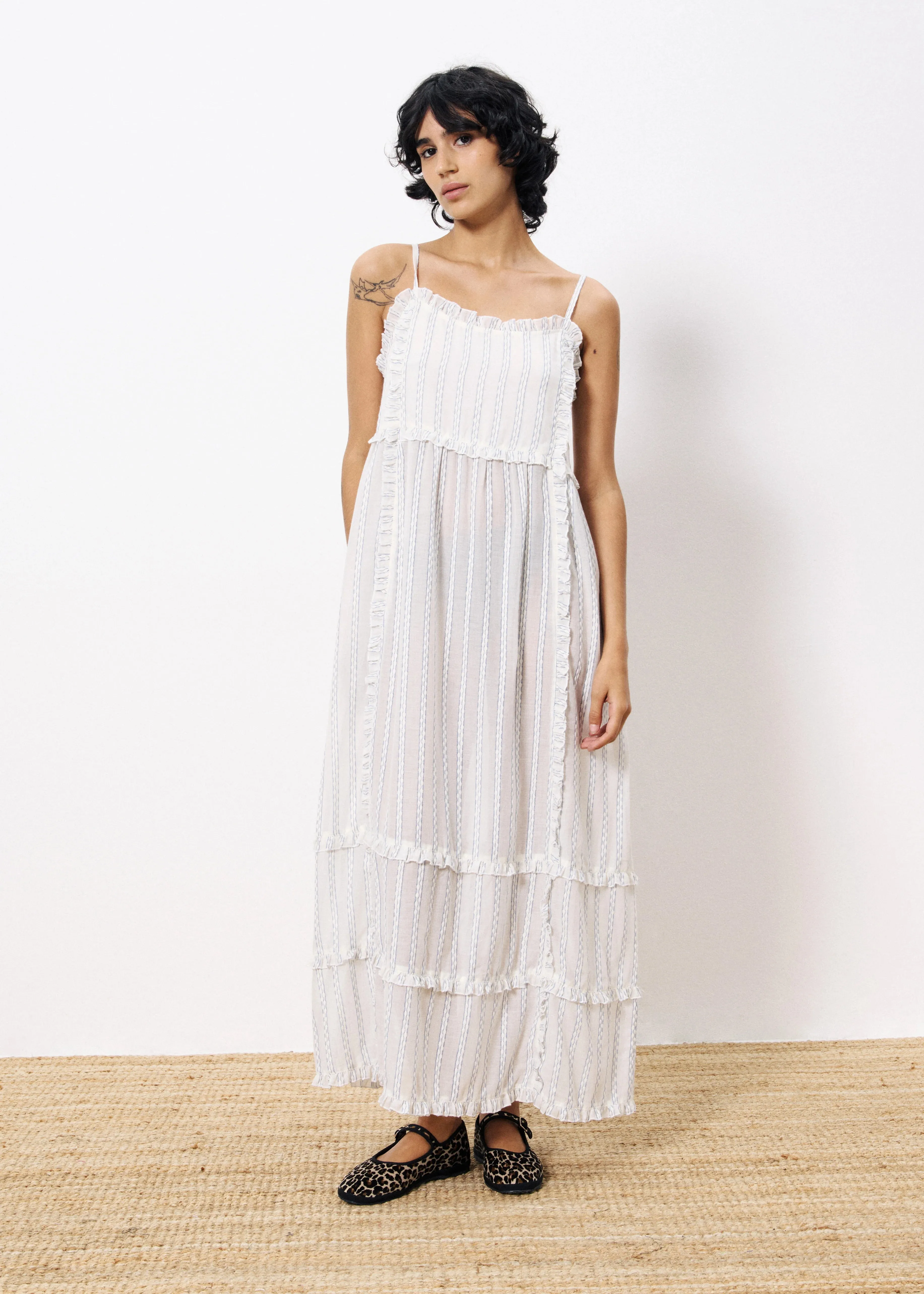 Neutral Mood Confident Mood CLIO WHITE MAXI DRESS