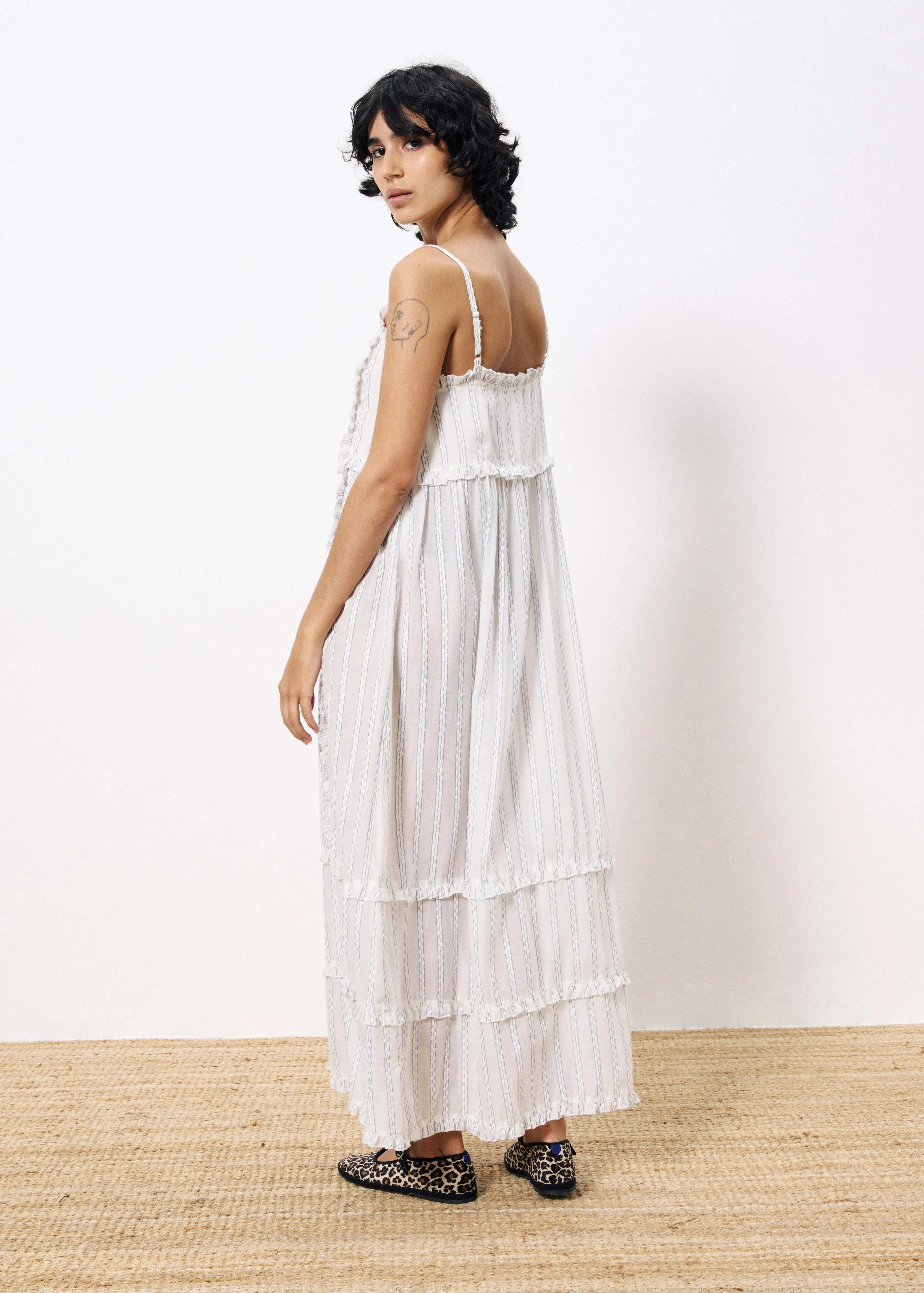 CLIO WHITE MAXI DRESS Soft Balance Effortless weekend dress
