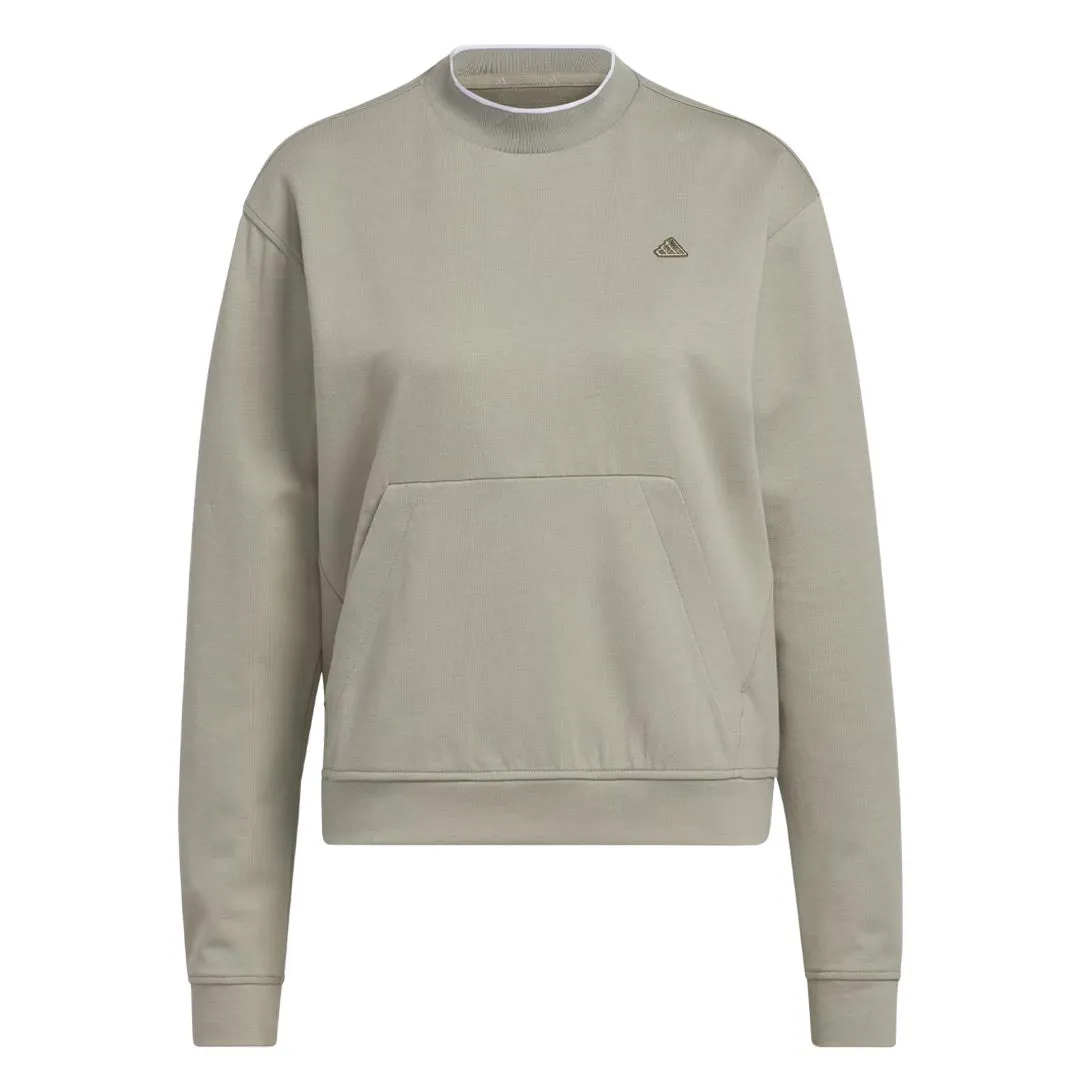 adidas - Women's Go-To Sweatshirt (HT1271) Full Length Zipper Closure Bold Statement