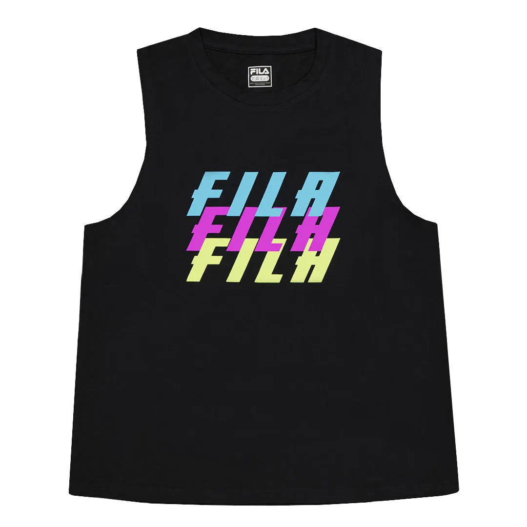 FILA - Women's Kineta Tank Top (SW11B386 001) Lined Pockets