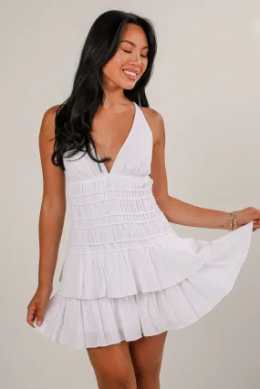FINAL SALE - In Your Prime Ruffle Mini Dress Elegant brunch outfit