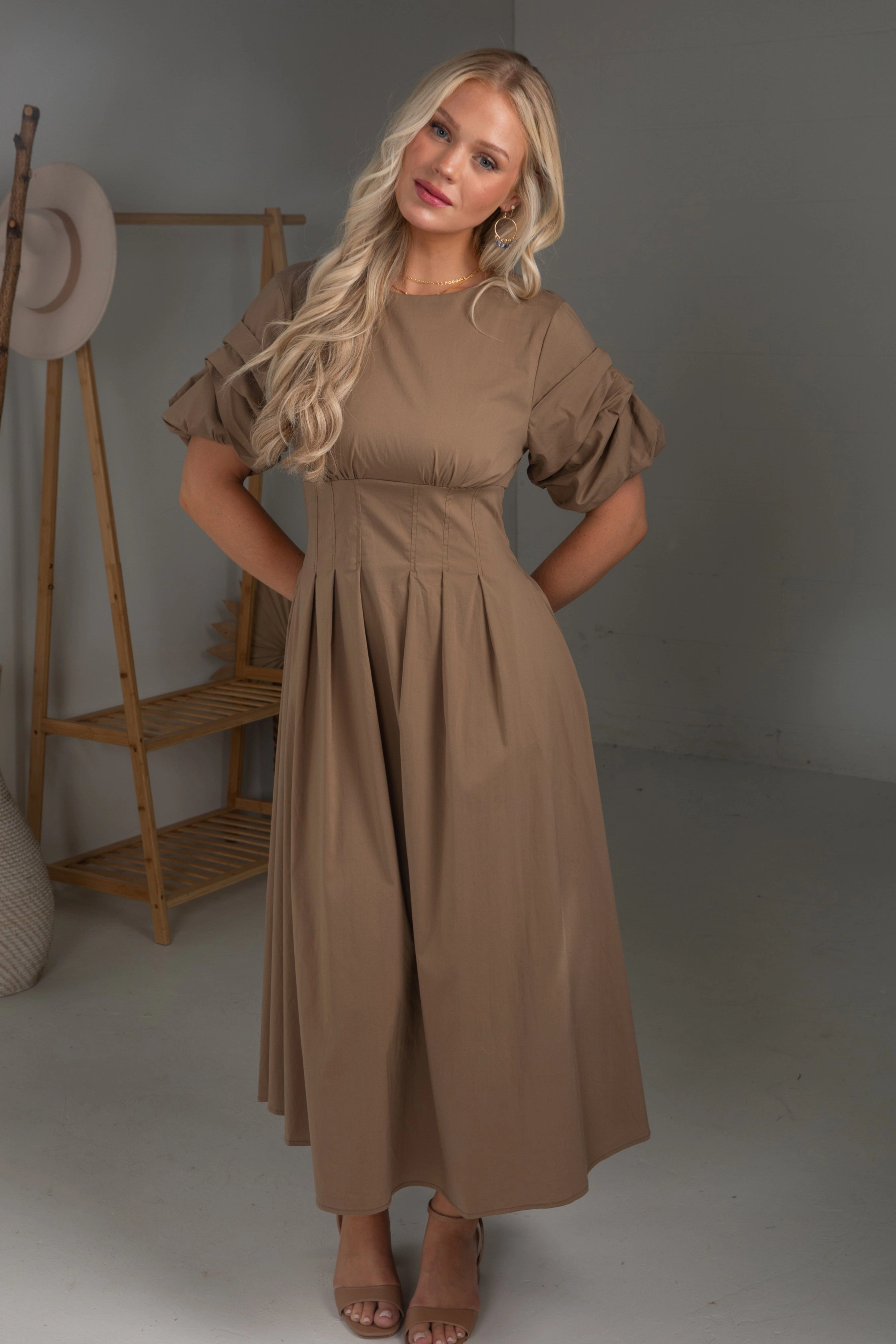 Guest Glam FINAL SALE - Nights Like This Mocha Maxi Dress