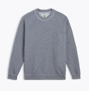 Friction Resistant Breathable Mesh Paneling Pastel Blue Terry Sweatshirt