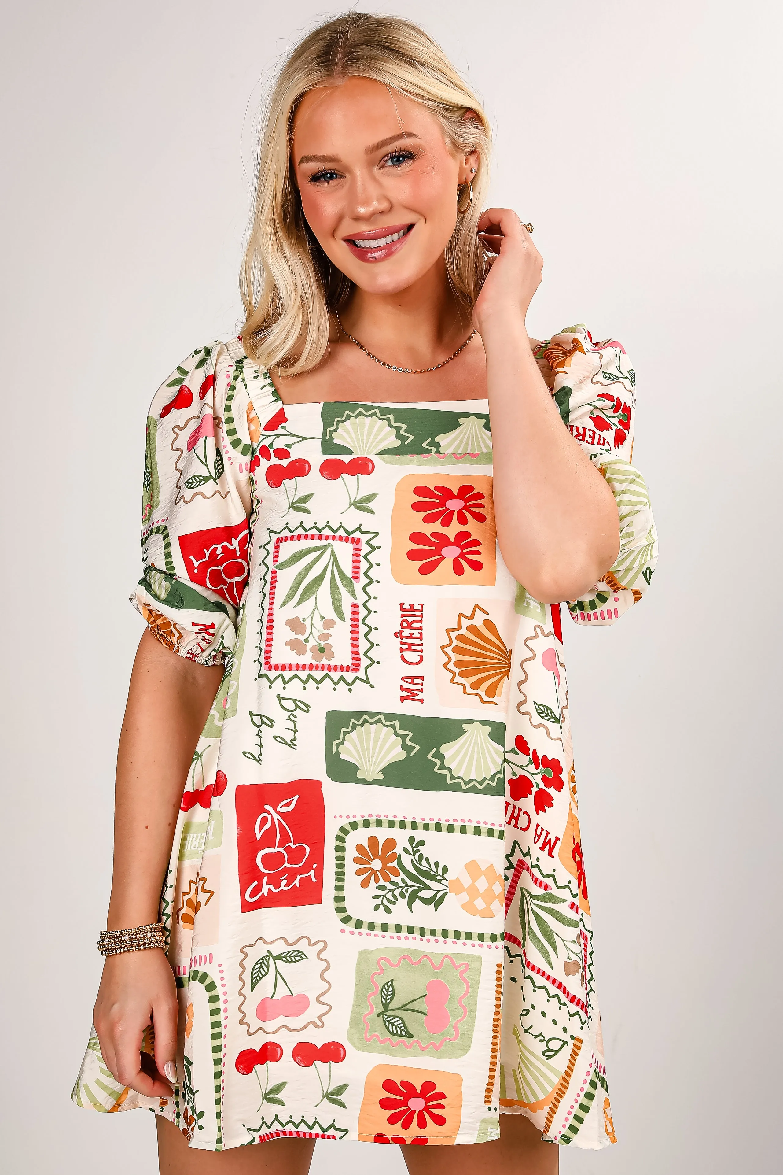 FINAL SALE - Everything I Love Ivory Mini Dress Knit Cool