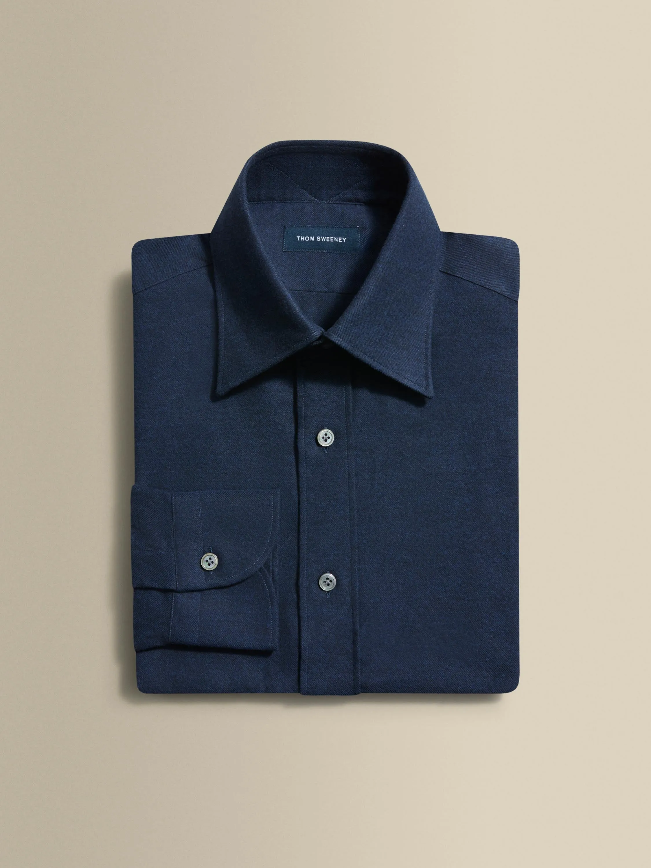 Flannel Point Collar Shirt Workwear Essential