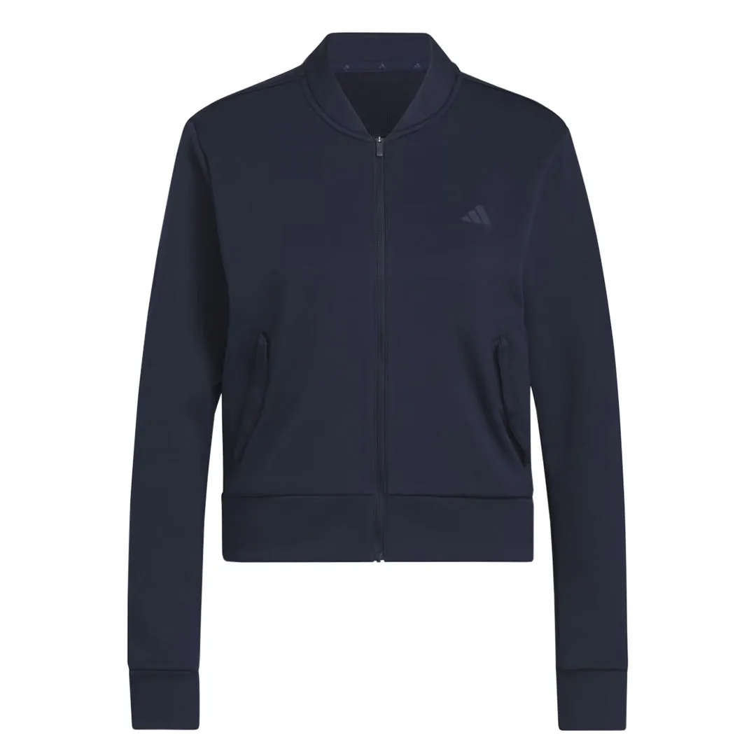 adidas - Women's Golf Bomber Jacket (HS8977) Flexible Articulated Elbows Abrasion Resistant Surface