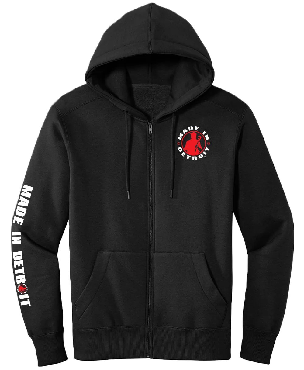 Fleece Zip-Up MID Sleeve Casual City Heat Retention