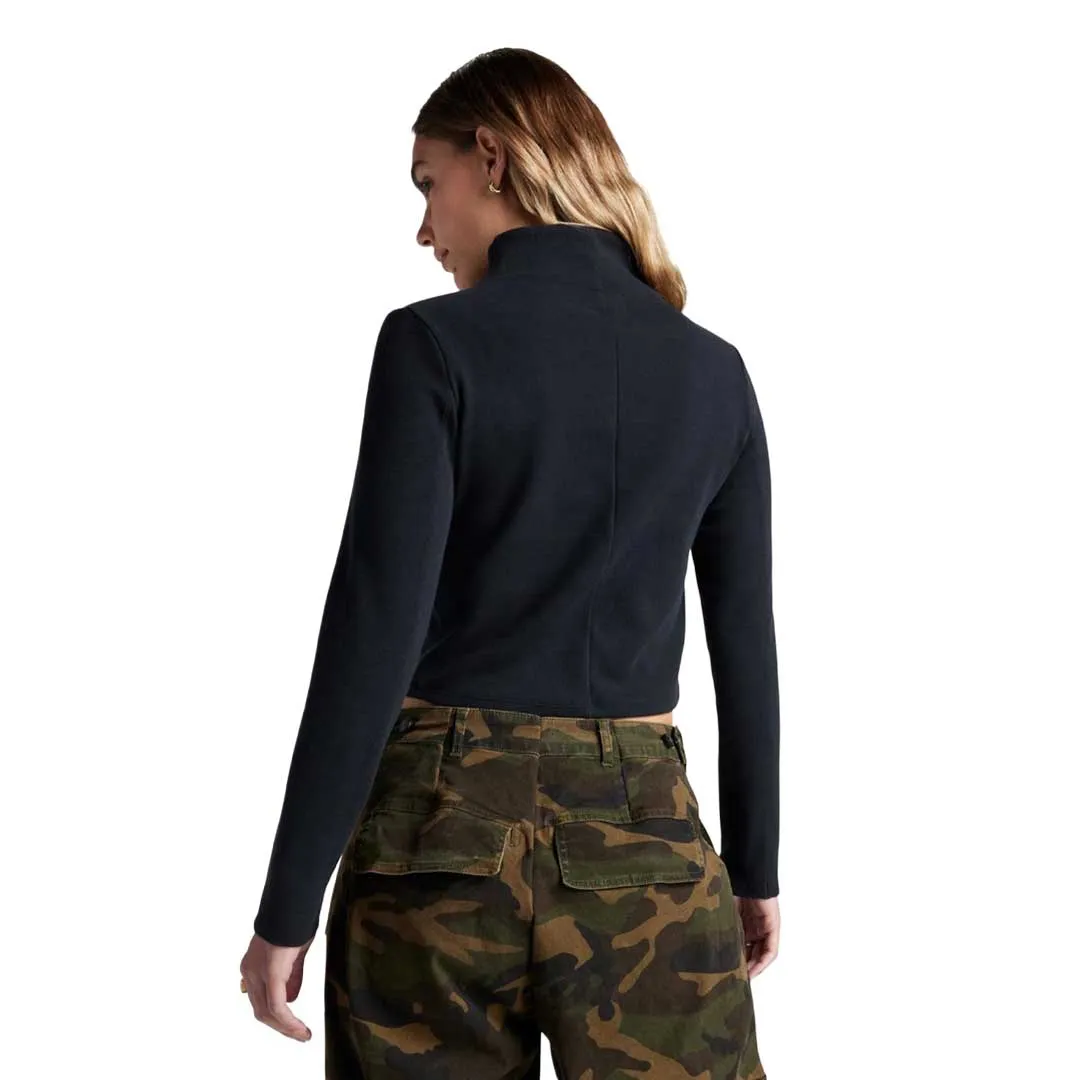 Converse - Women's Half-Zip Mock Neck Long Sleeve Top (10027392 A02) Low Profile Insulation
