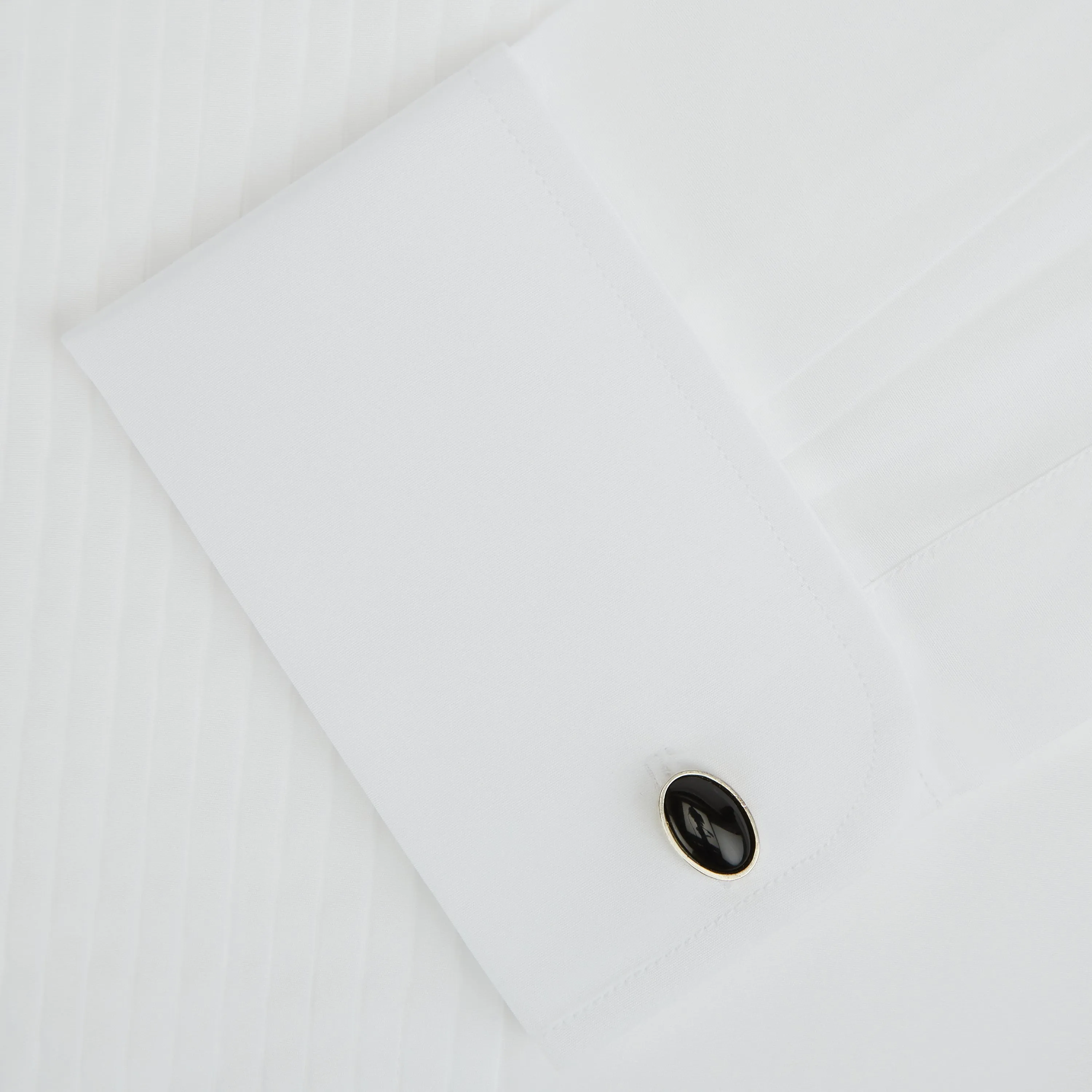 Casual Style Dempsey White Pleated Dress Shirt