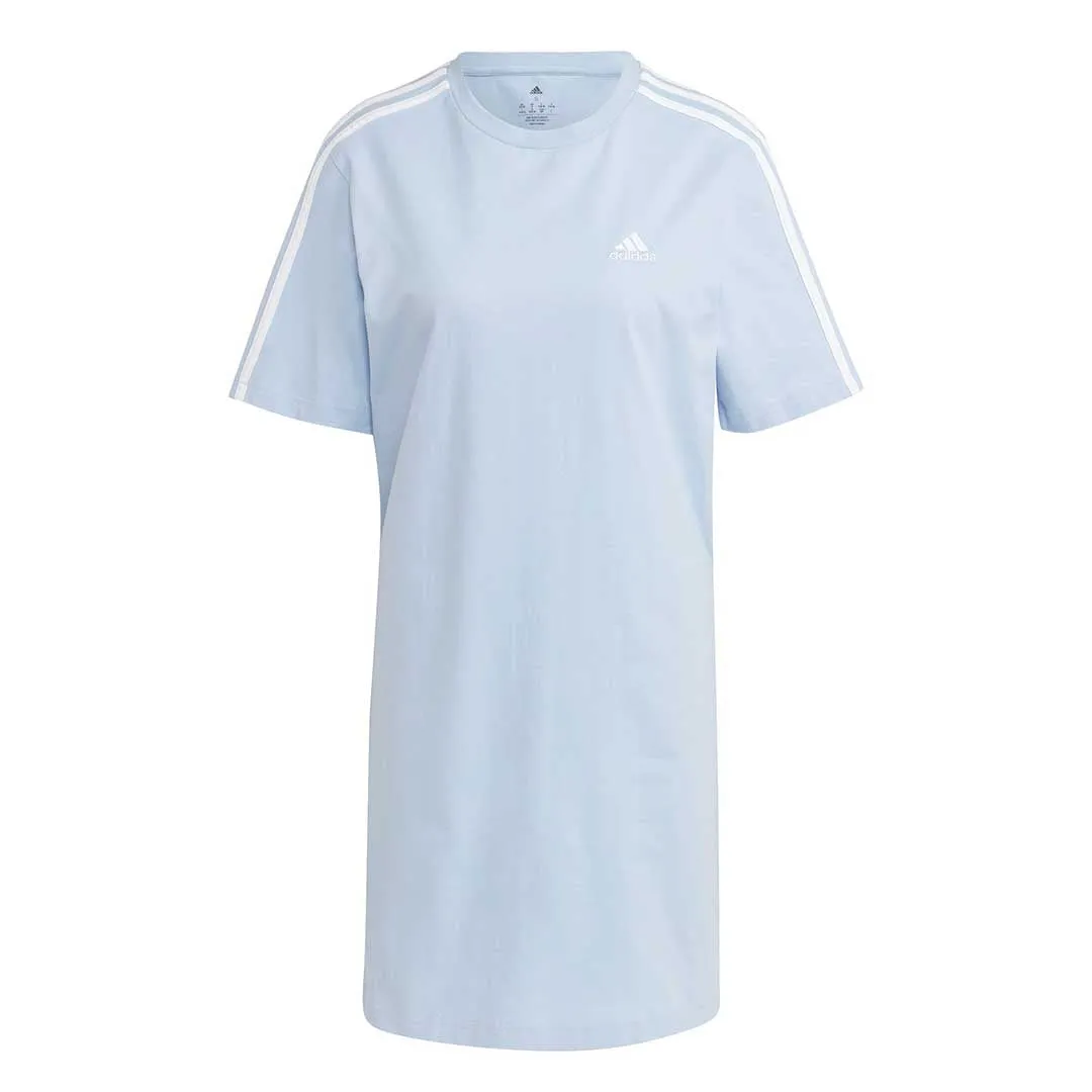 Logo Free Style adidas - Women's 3-Stripes Bf T-Shirt Dress (IC9877)