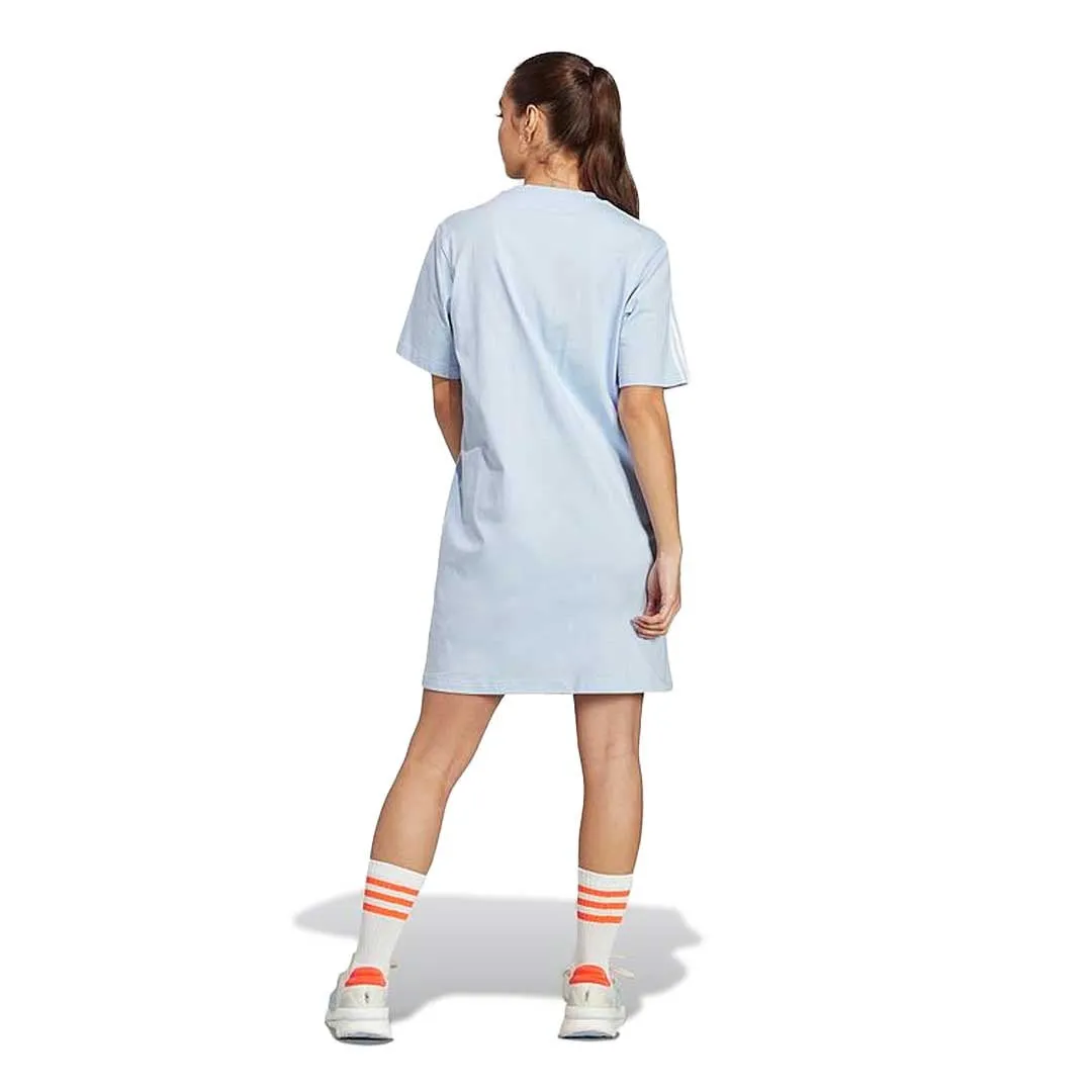 Moisture Wicking Finish Reinforced Seams adidas - Women's 3-Stripes Bf T-Shirt Dress (IC9877)