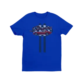 Corvette 1970 Stingray Checkers T-Shirt Abrasion Resistant Fabric Beach relaxation