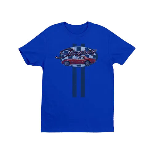 Light Comfort Corvette 1970 Stingray Checkers T-Shirt