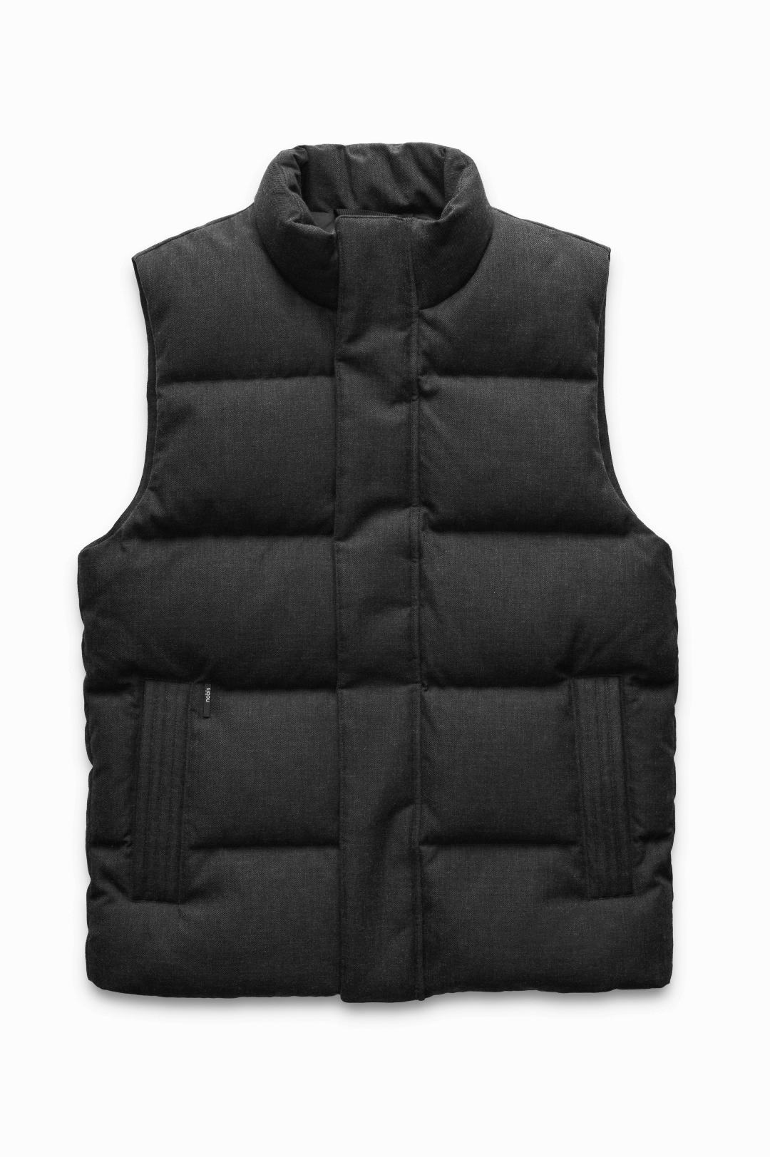 Vale Men's Quilted Vest Low Profile Collar Design