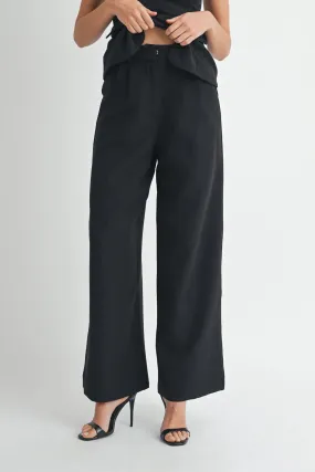 FRAN CREPE TAILORED TROUSERS Tagless Labeling