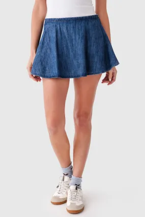 Tear Resistant Material Free People Paradise Found Denim Skort