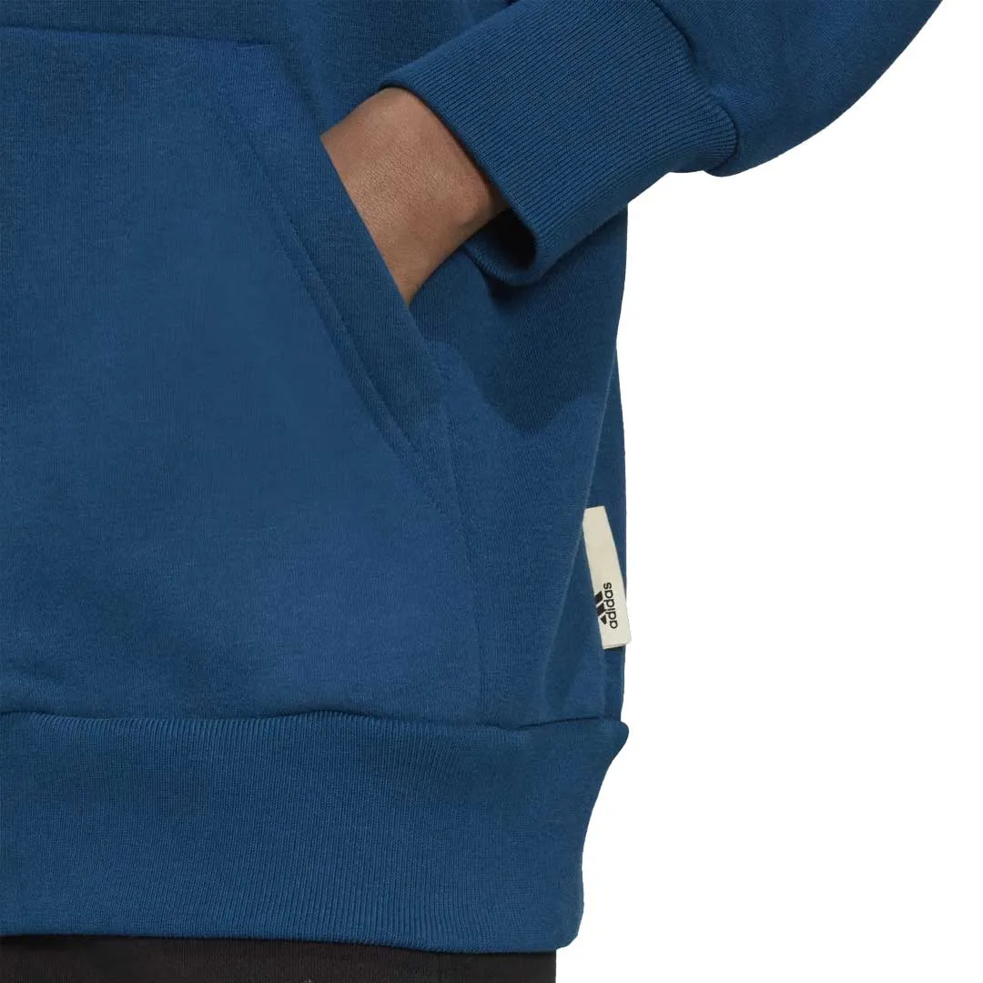 Expandable Side Gussets adidas - Women's Studio Lounge Fleece Full-Zip Hoodie (HN0687)