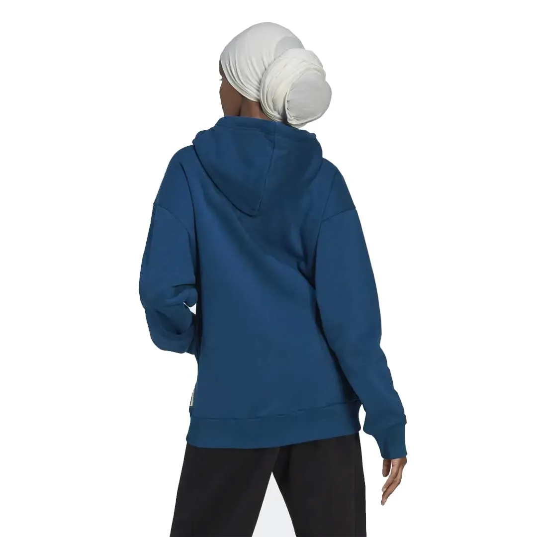 Flexible Fiber Fill Casual Feel adidas - Women's Studio Lounge Fleece Full-Zip Hoodie (HN0687)
