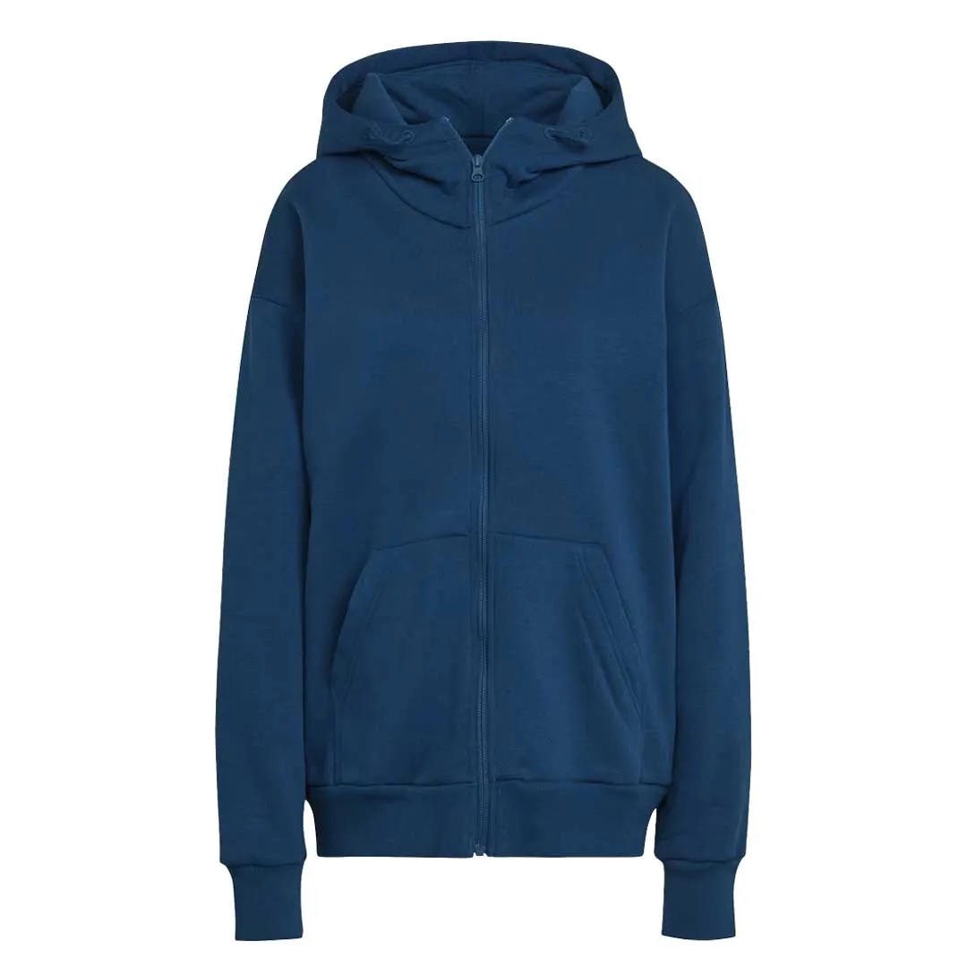 adidas - Women's Studio Lounge Fleece Full-Zip Hoodie (HN0687) All weather