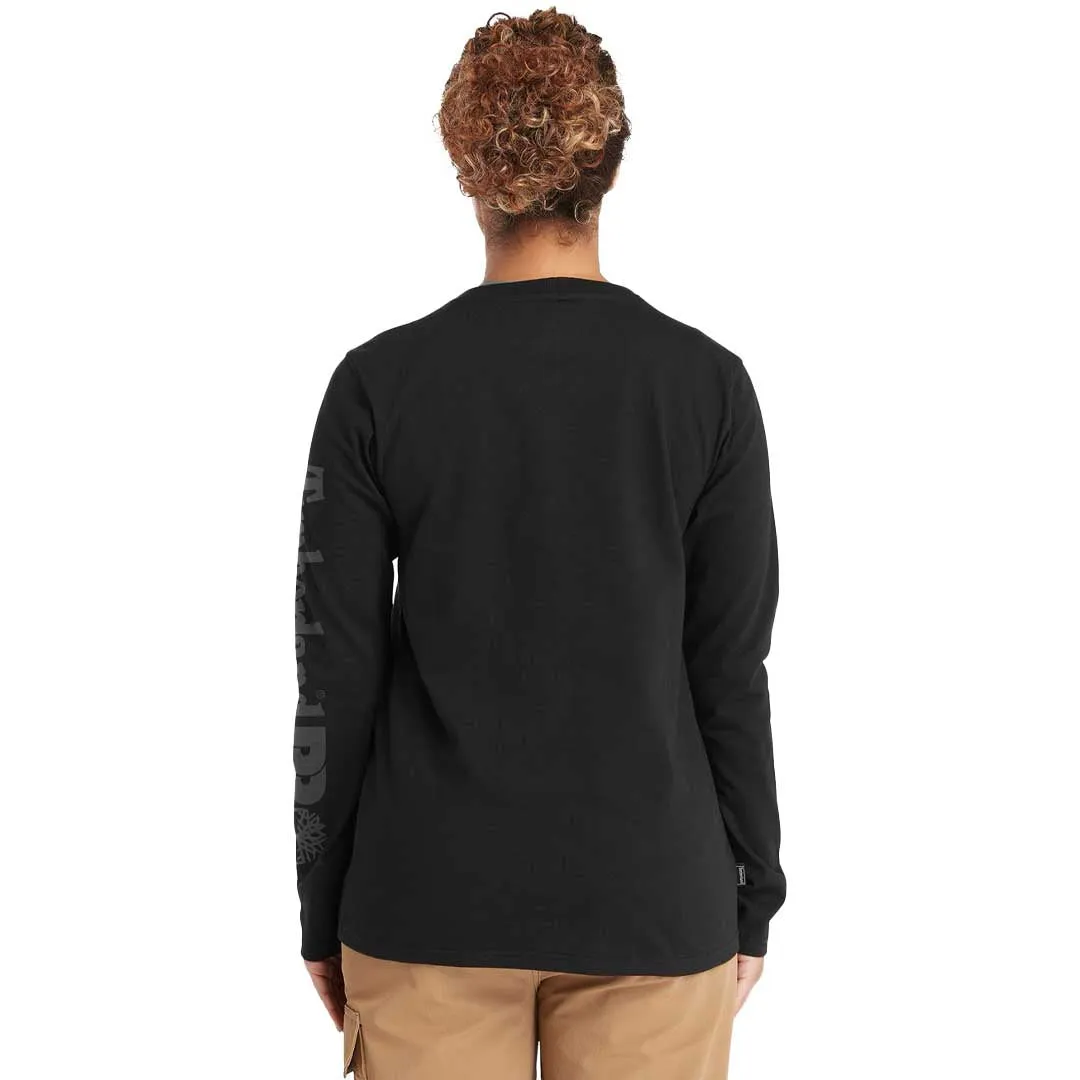 AntiPillingFinish Water Resistant Shell Timberland Pro - Women's Cotton Core Long Sleeve T-Shirt (TB0A6D8J001)