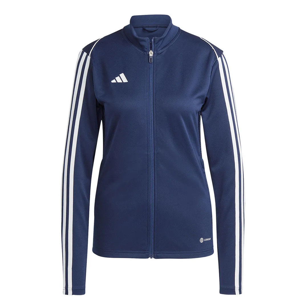 adidas - Women's Tiro 23 League Training Jacket (HS3511) Extended Coverage Cold Days