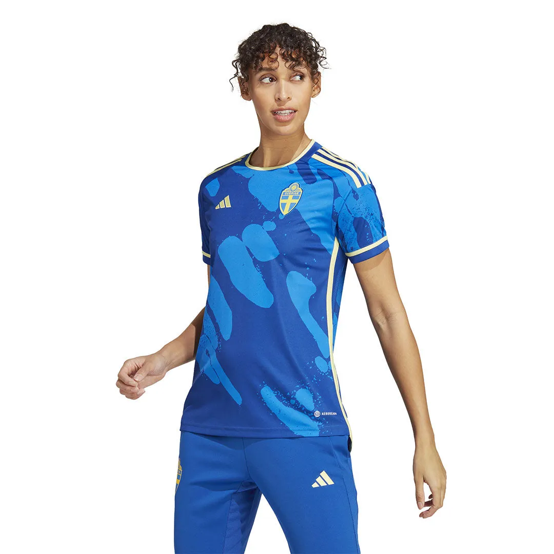 Soft Fleece Interior adidas - Women's Sweden 23 Away Jersey (HT7142)
