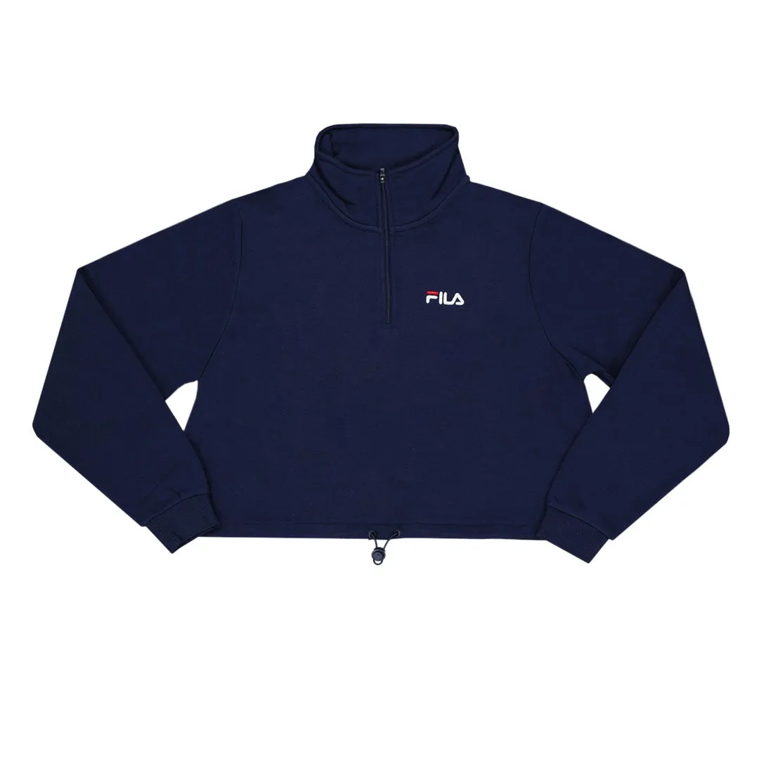 FILA - Women's Rylee 1/2 Zip Sweatshirt (LW037998 410) Hypoallergenic Fabric Blend