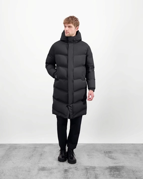 Relaxed Layers Non Chafing Neckline Granger Men's Long Puffer Jacket