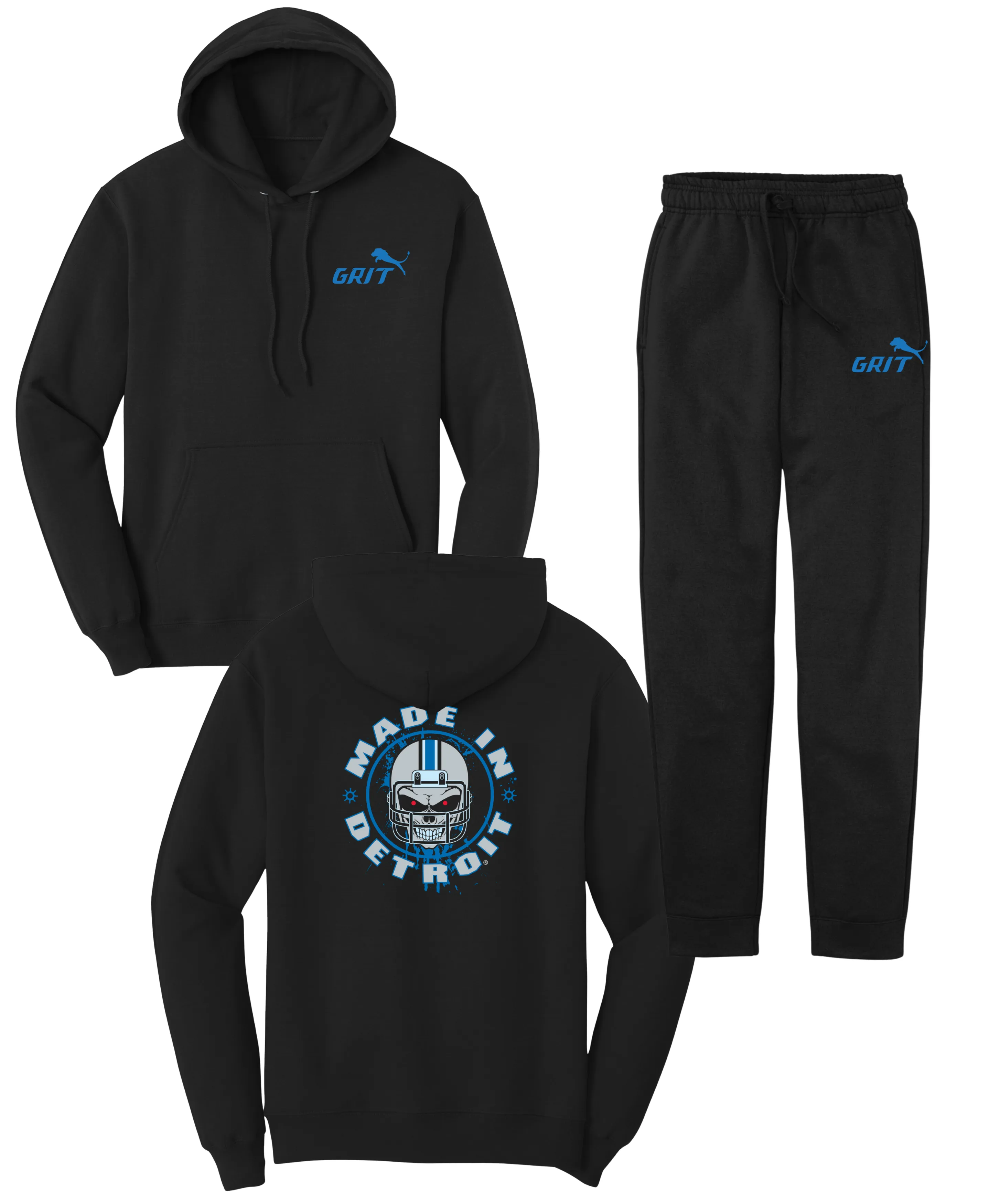 Grit/Red Eye Helmet Skull Sweatsuit Slim Tailored Ripstop Technology