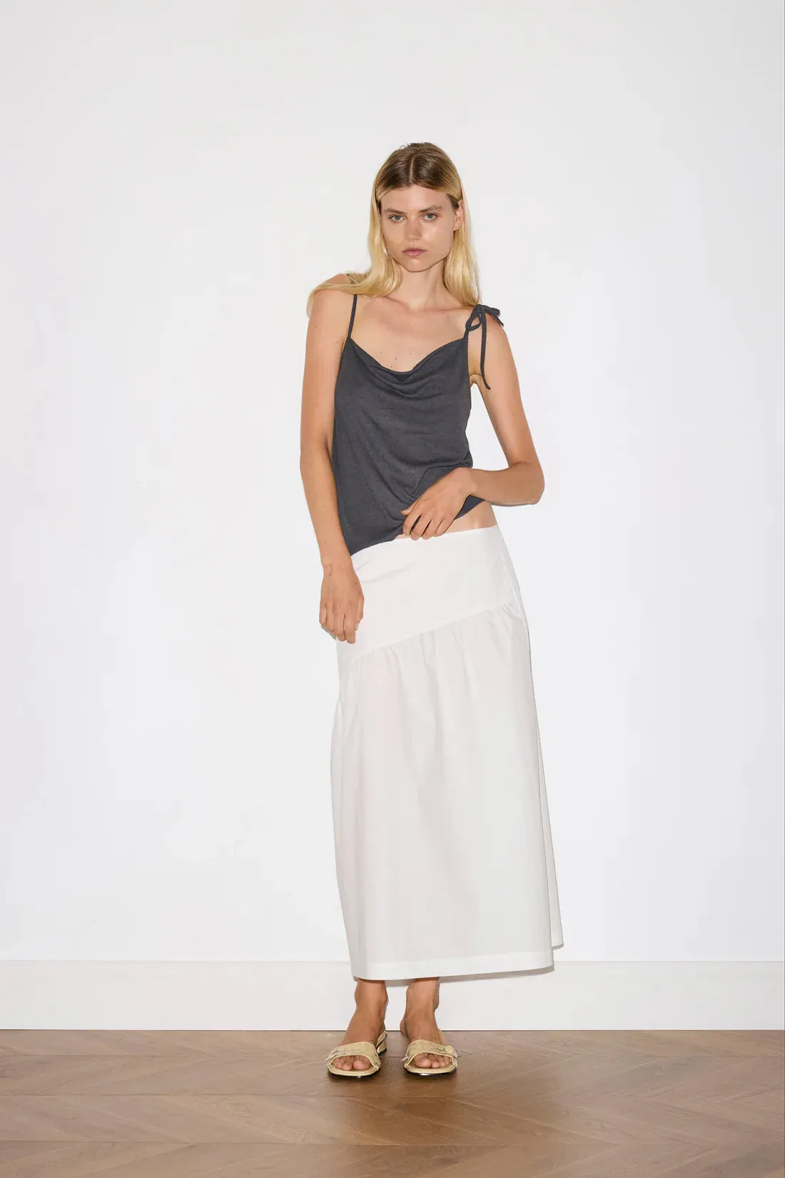 White Angle Skirt All Day Comfort