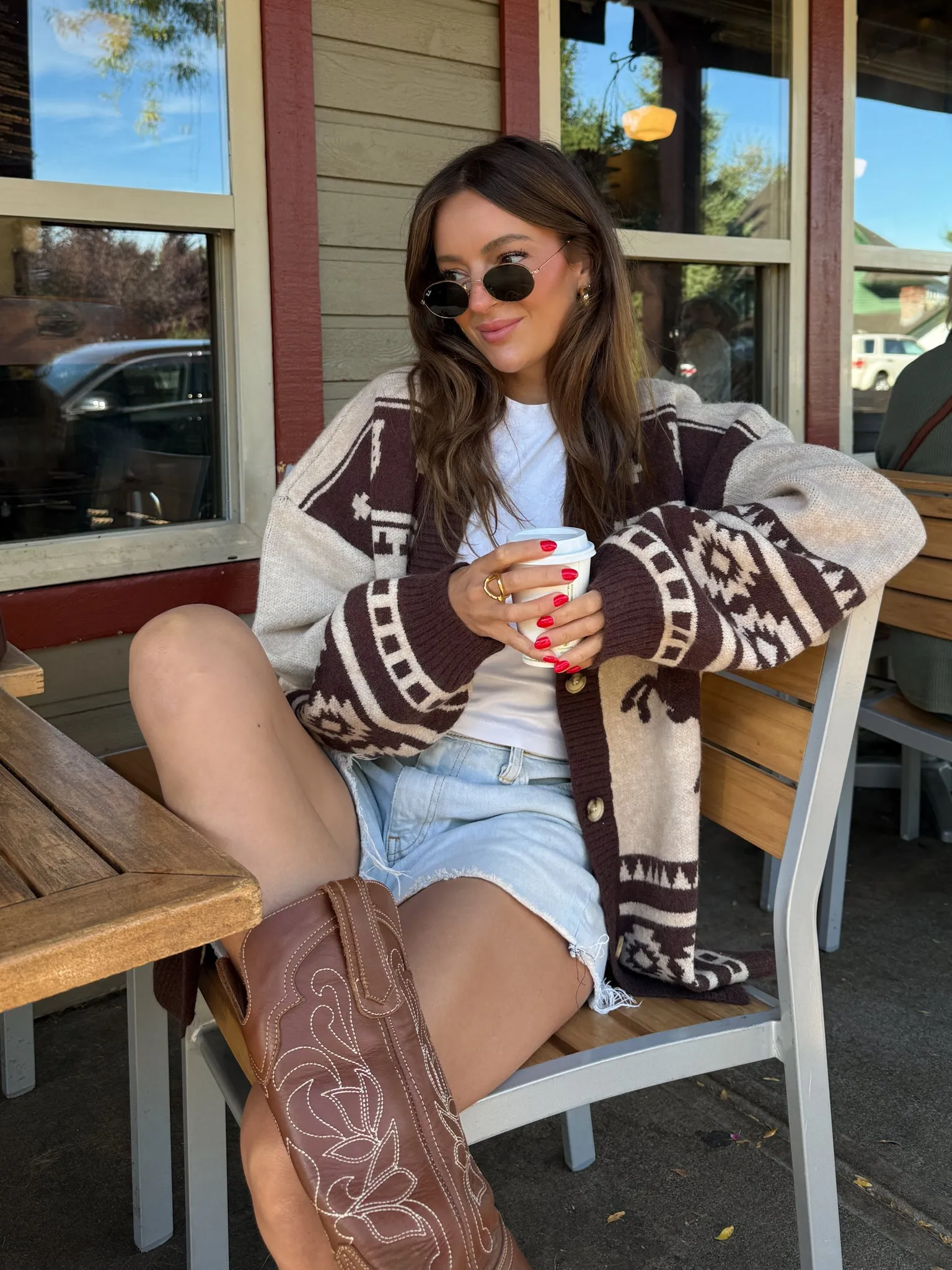 product gym readiness Harley Western Knit Cardigan