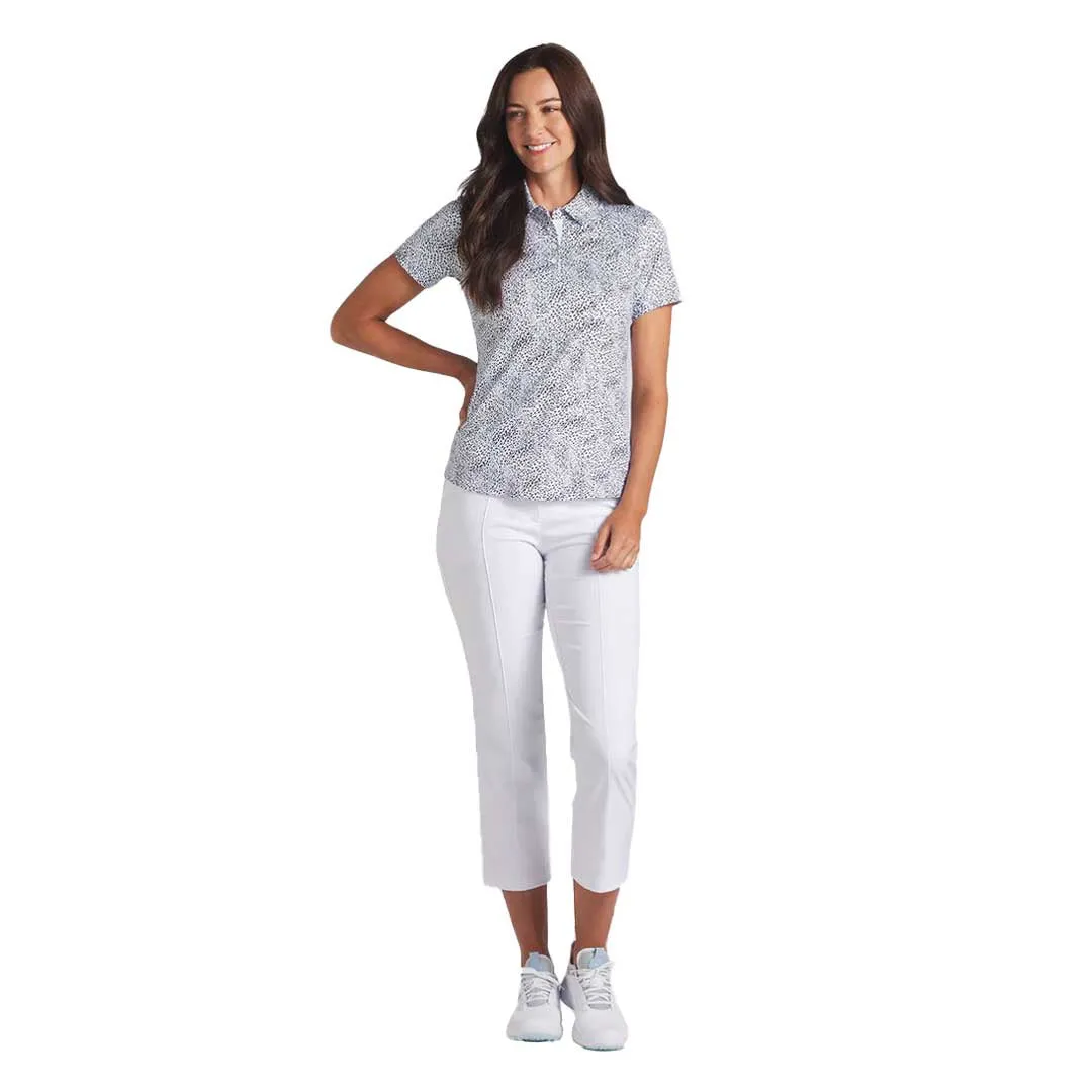 On The Go Puma - Women's Cloudspun Microdot Golf Short Sleeve Polo (623922 02)