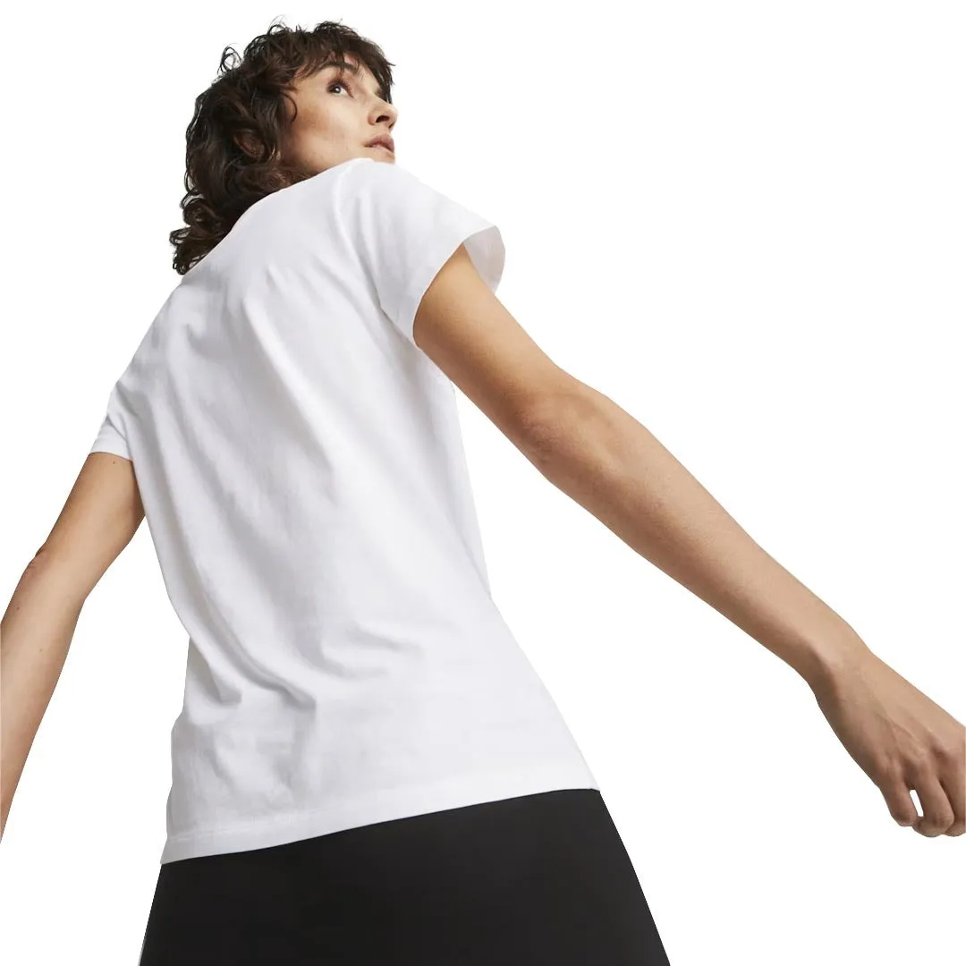 Durable Zipper Utility Inspired Look Puma - Women's Essentials  Metallic Logo T-Shirt (848303 02)