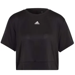 Foldable Design adidas - Women's Aeroready Studio Crop T-Shirt (HD8943)