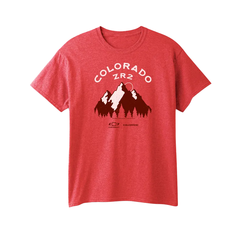 Chevy Colorado ZR2 Mountains T-Shirt Roomy Design Bright Color