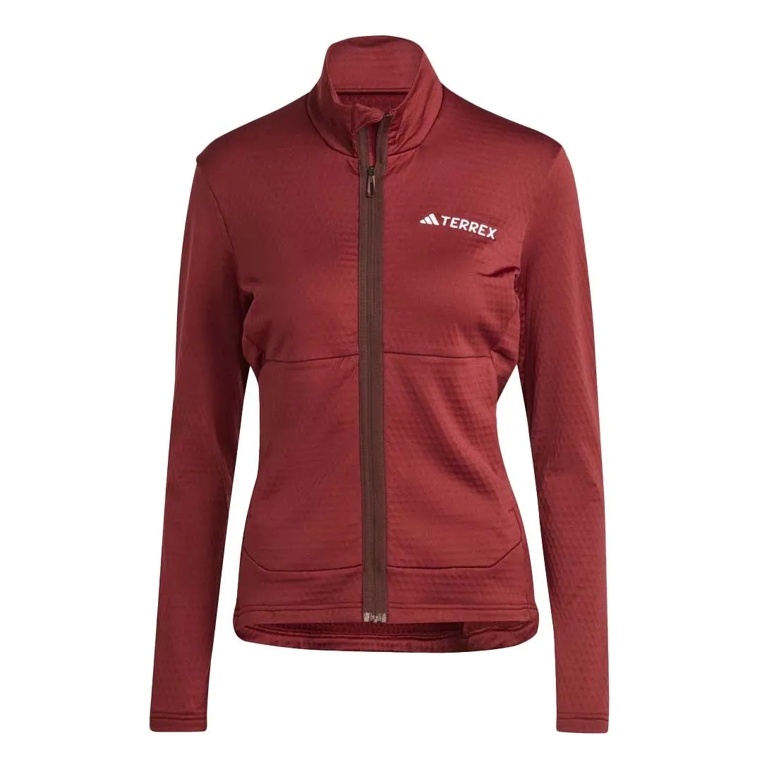 Heat Reflective Layer All Weather Protection adidas - Women's Terrex Multi Light Fleece Full Zip Jacket (IB1813)