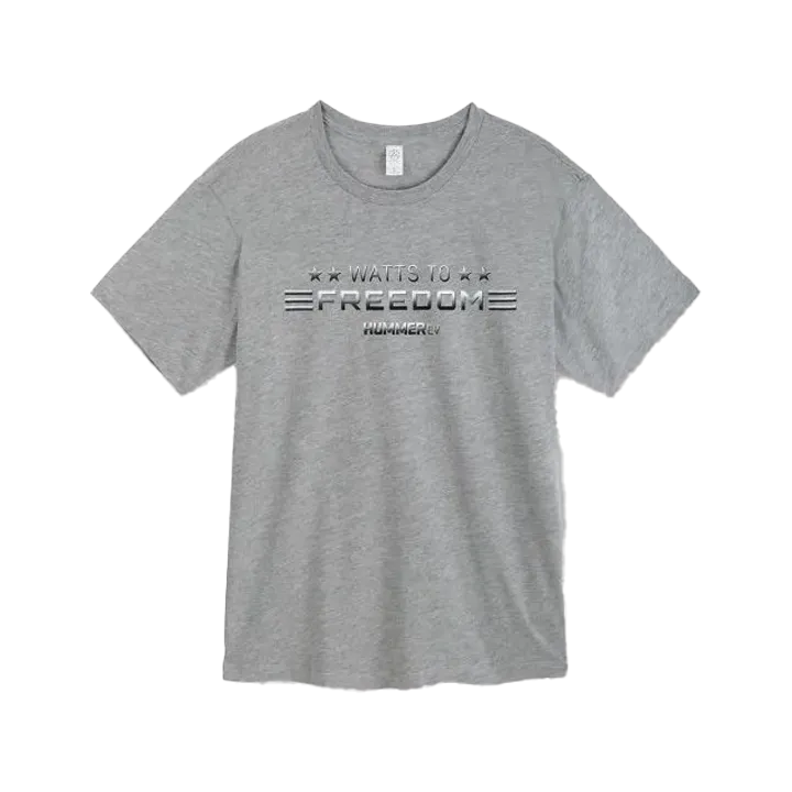 HUMMER EV Watts To Freedom T-shirt Reinforced Hemline Urban Style