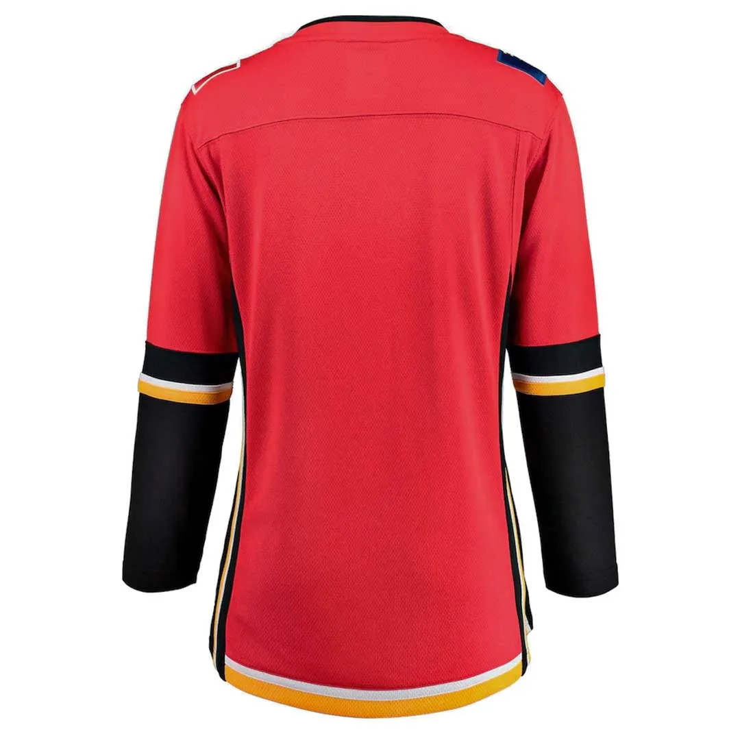 Easy Fit Reinforced Elbows Fanatics - Women's Calgary Flames Alt Breakaway Jersey (879W CALX 2C BWX)