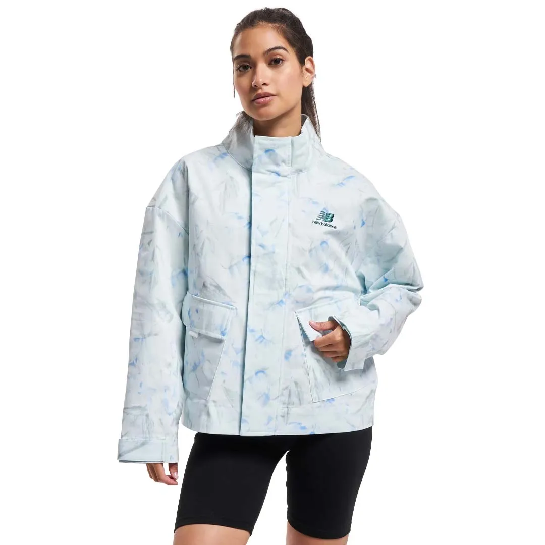 Ultraviolet Protection Factor Moisture Managing Liner New Balance - Women Essentials Bloomy Jacket (WJ31551 WM)