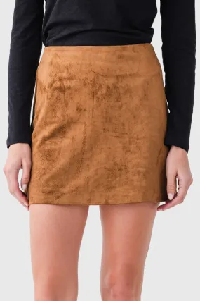Travel Ease Slip Resistant Waistband Z Supply Ciera Suede Mini Skirt
