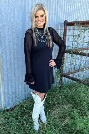 Nine Lives Black Dress Smart Tailoring Classic Mood