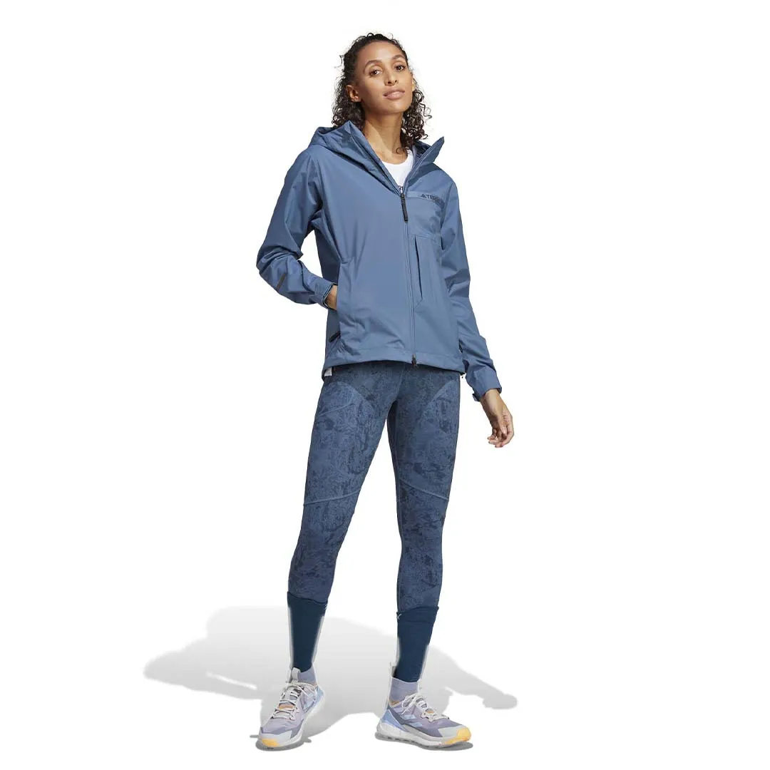 adidas - Women's Terrex Multi RAIN.RDY 2.5L Jacket (HM4056) All Year All Season Versatility