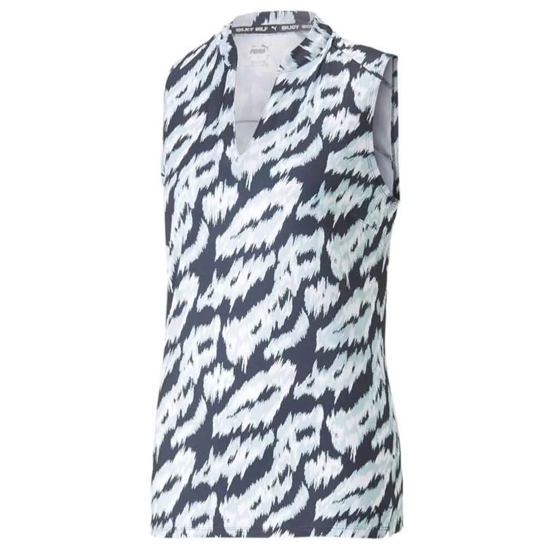 Sleek Casual Puma - Women's MATTR Animal Sleeveless Polo (538999 02)