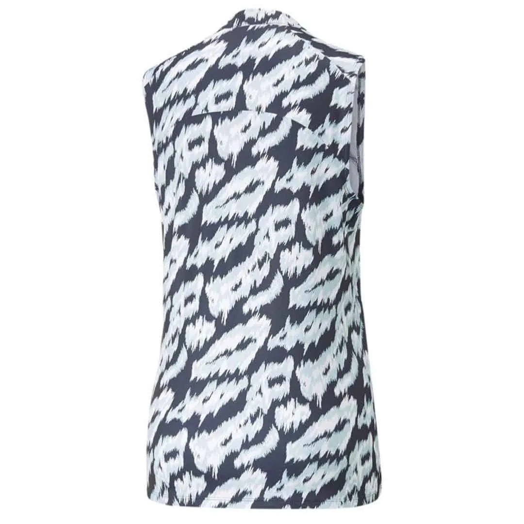 Weather Fit Puma - Women's MATTR Animal Sleeveless Polo (538999 02)