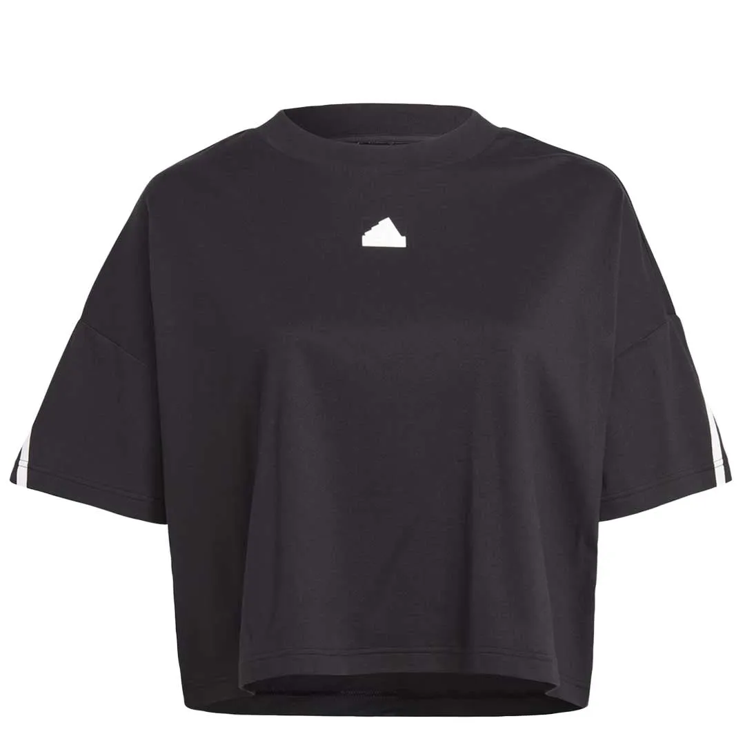 adidas - Women's Future Icons 3-Stripes T-Shirt (Plus Size) (HT4691) Easy Comfort
